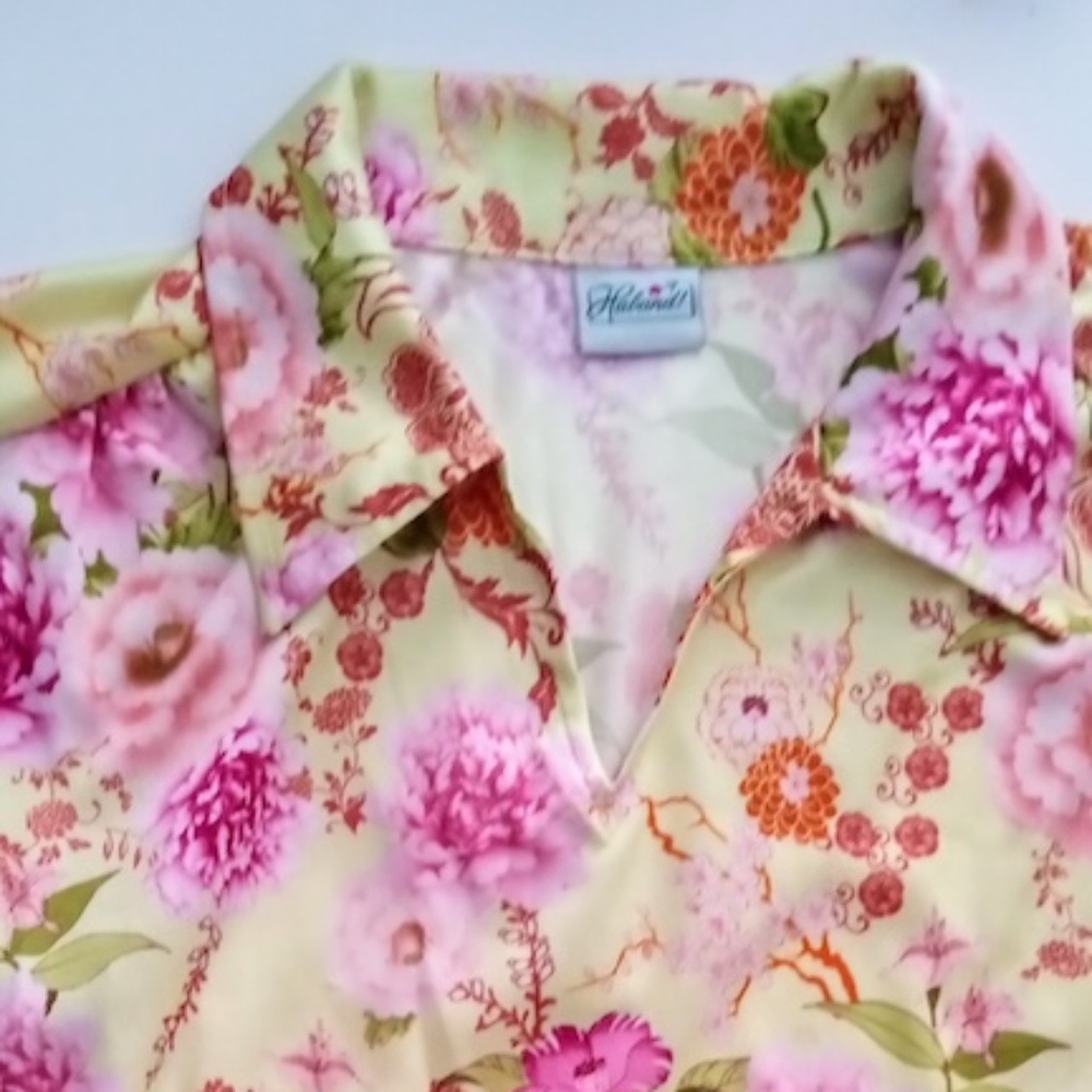 Haband Floral Sleeve Shirt